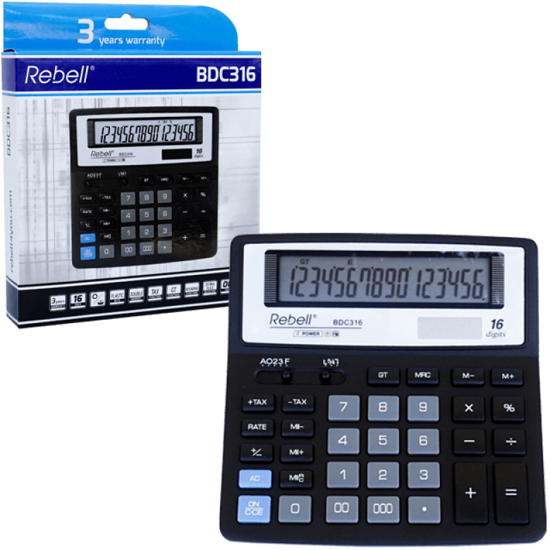 Calculator Birou REBELL 16 digiti